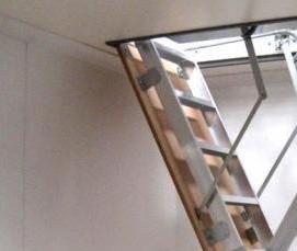 Алюминиевые чердачные лестницы - тип 2