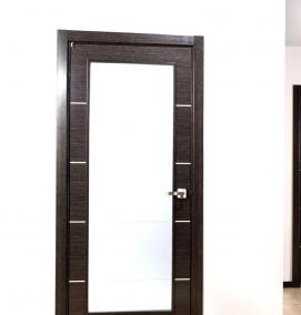 Алюминиевые межкомнатные двери в квартиру - вариант 4