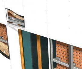 Алюминиевые навесные вентилируемые фасады - вариант 1