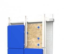 Алюминиевые навесные вентилируемые фасады - вариант 2