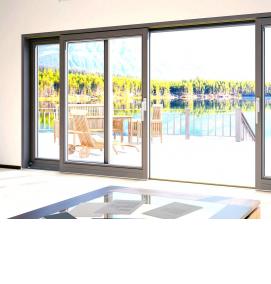 Алюминиевые окна - тип 4