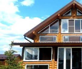 Алюминиевые окна в коттедж - тип 4