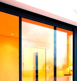 Алюминиевые панорамные раздвижные двери - тип 1