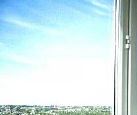 Алюминиевые распашные окна - модель 4