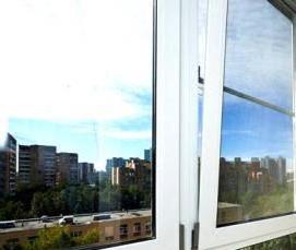 Алюминиевые распашные окна - модель 3