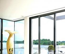 Алюминиевые сдвижные окна - вариант 3