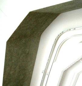 Алюминиевый карниз для штор потолочный - модель 3