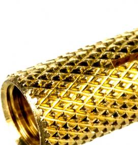 Анкер забиваемый латунный М8 - модель 3