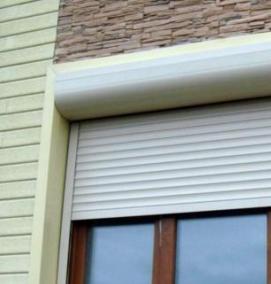 Антивандальные рольставни на окна наружные - модель 4