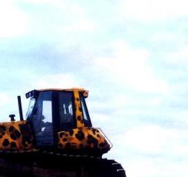 Аренда бульдозера-болотника - модель 3