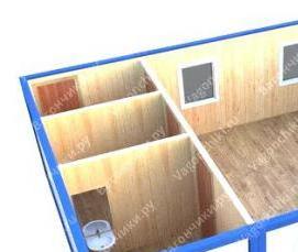 Аренда бытовок под душ - модель 4