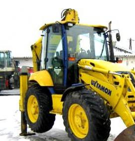 Аренда экскаватора-погрузчика - тип 1