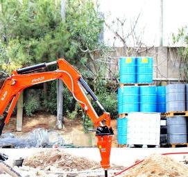 Аренда экскаватора на колесах - модель 1