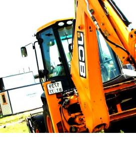 Аренда экскаватора с буром - вариант 2