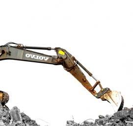 Аренда гидромолота на базе экскаватора - модель 1