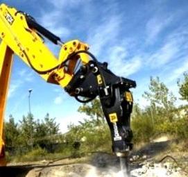 Аренда гидромолота на базе экскаватора - модель 4