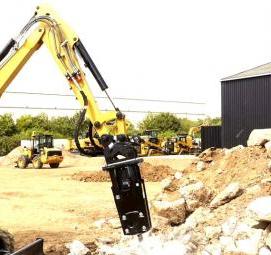 Аренда гидромолота на базе экскаватора - модель 2