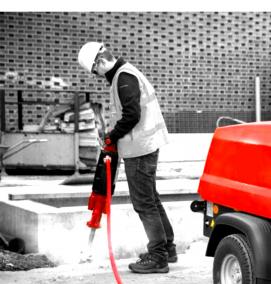 Аренда компрессора с молотками - вариант 3