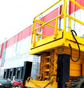 Аренда ножничного подъемника - модель 1