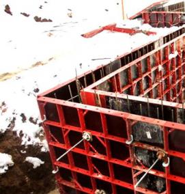 Аренда опалубки для фундамента - вариант 2