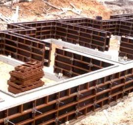 Аренда опалубки для ленточного фундамента - вариант 4