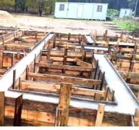 Аренда опалубки для ленточного фундамента - вариант 3