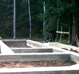 Аренда опалубки для ленточного фундамента - вариант 2