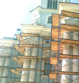 Аренда рамных строительных лесов - модель 3