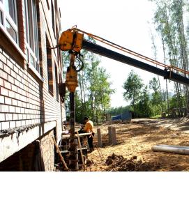 Аренда ямобура на базе погрузчика - вариант 3