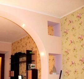 Арки межкомнатные с полками - тип 4