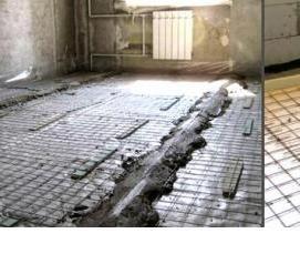 Армированная сетка для стяжки - вариант 1