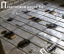 Армированная стяжка пола - тип 1