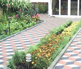 Армированная тротуарная плитка - модель 2