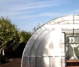 Арочная беседка из профильной трубы - модель 4