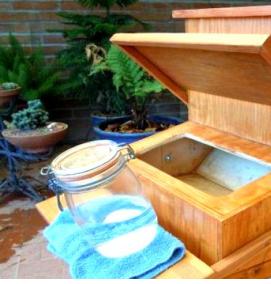 Автоматическая кормушка для кур с таймером - модель 3