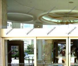 Автоматическая раздвижная алюминиевая дверь - вариант 1