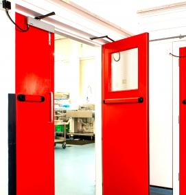 Автоматические противопожарные двери - модель 3