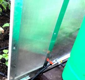 Автоматический капельный полив для теплицы - тип 3