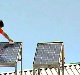 Автоматический полив на солнечных батареях - модель 1