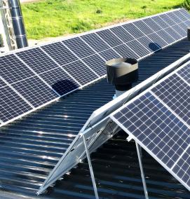 Автономная электростанция для дома на солнечных батареях - тип 1