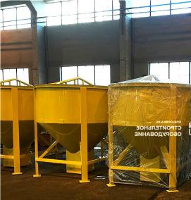 Бадья для бетона бн 1.5 - модель 4