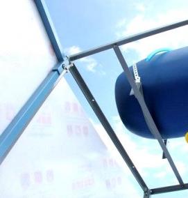 Бак с нагревателем для дачного душа - вариант 3