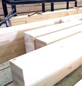 Балки из клееного бруса для перекрытия - модель 1