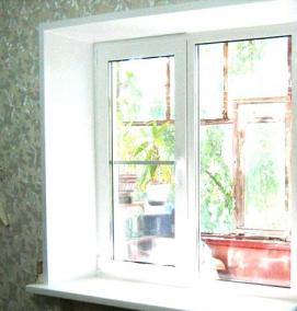 Балконная дверь с окном - модель 4