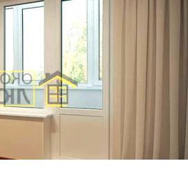 Балконные двери двухстворчатые пластиковые - модель 1