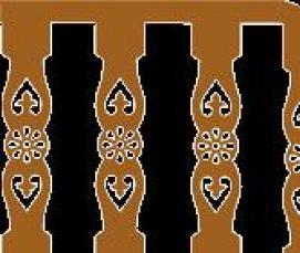 Балясина прорезная - тип 3