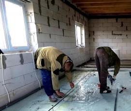 Базальтовый утеплитель для полов - модель 3