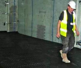 Базальтовый утеплитель для полов - модель 2