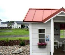 Белая фальцевая кровля - вариант 4