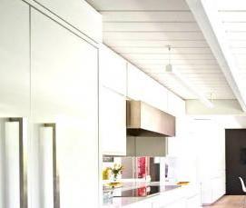 Белая глянцевая вагонка - тип 2